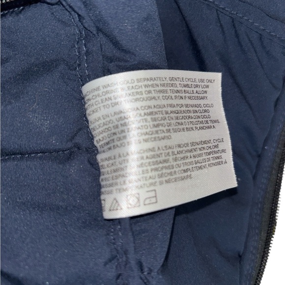 WOMENS NAUTICA XL PUFFER JACKET WITH REMOVABLE HOOD NAVY BLUE FITTED PACKABLE - Picture 11 of 13